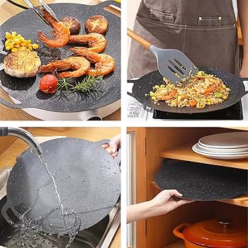 Amazon.co.jp: 鉄板 マルチグリドル ラウンドグリドルパン