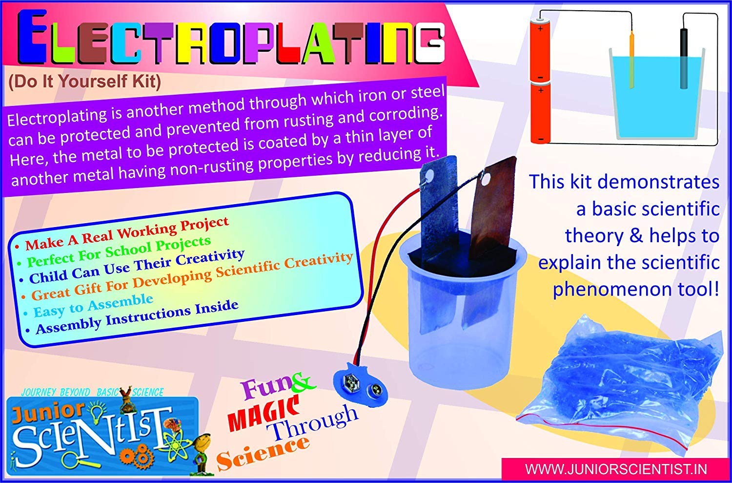 See full amazon price history chart for DIY Electroplating KIT - Box - STEM Activity Set - STEM Kits for Kids - Science Adventure Box - Tinkering LAB Model - School LAB Model � Teacher�S Learning Material - TLM Model DIY Electroplating KIT - Box - STEM Activity Set - STEM Kits for Kids - Science Adventure Box - Tinkering LAB Model - School LAB Model � Teacher�S Learning Material - TLM Model (B07KZPB849) Amazon Price History, Amazon Price Tracker