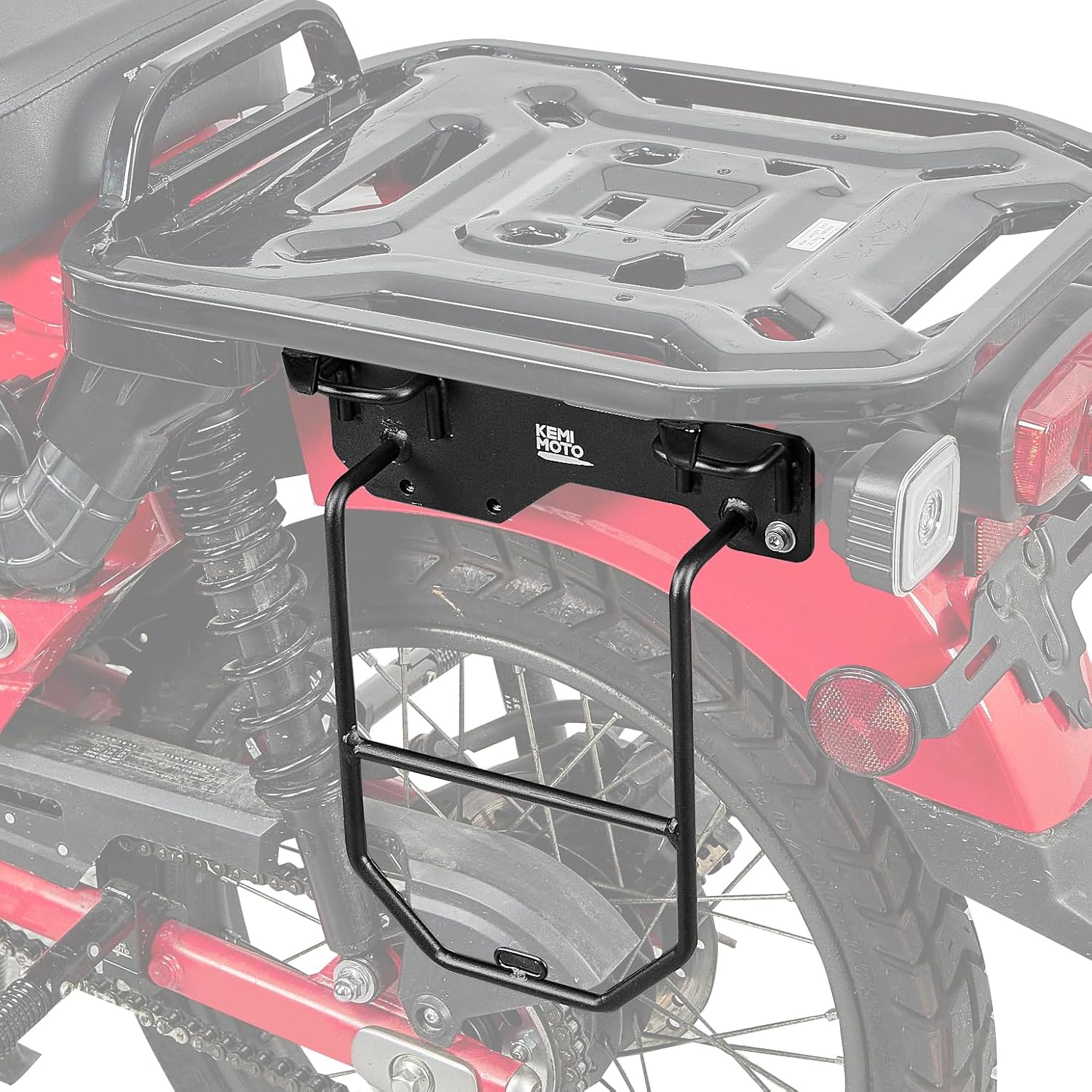 KEMIMOTO Side Rack Compatible with CT125 Trail 125 Hunter Cub (2021-2026) - Luggage Rack, Side Storage Holder