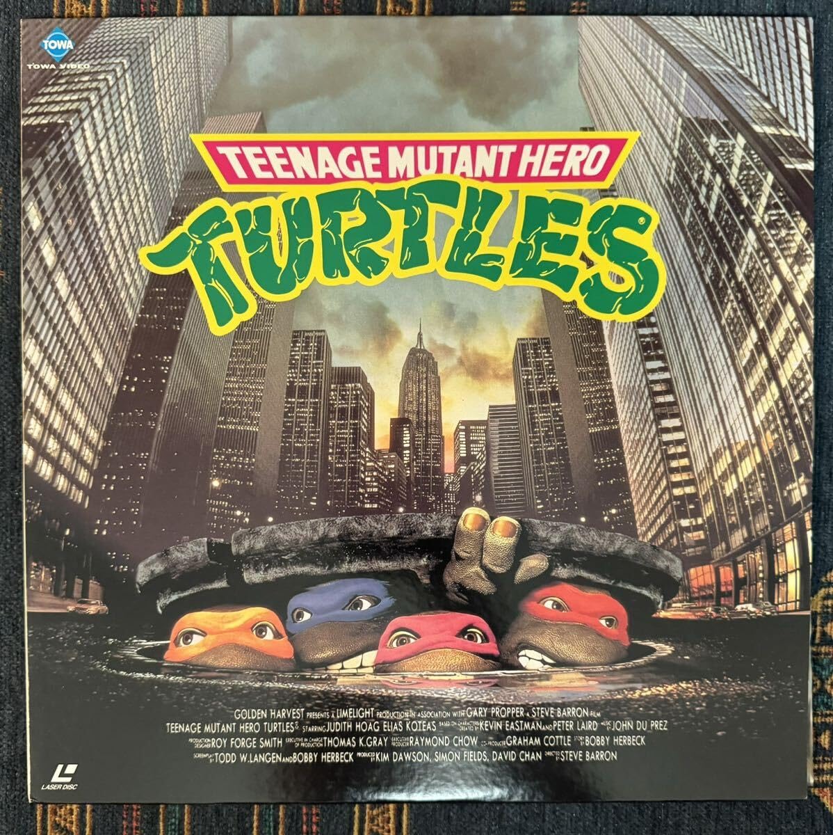 TEENAGE MUTANT HERO TURTLES 2枚レーザーディスク TEENAGE MUTANT HERO TURTLES 2枚レーザーディスク