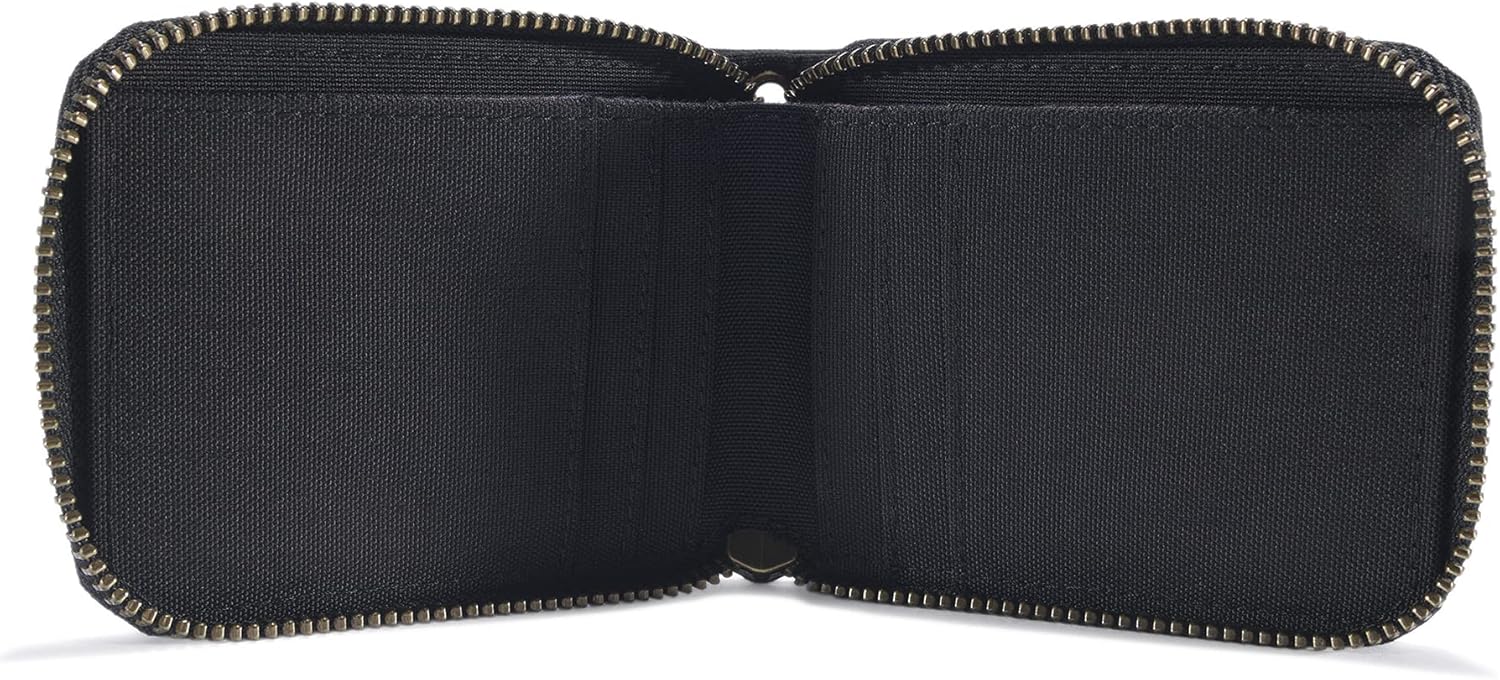 Carhartt Men's Nylon Duck Zipper Wallet, Black - Image 5