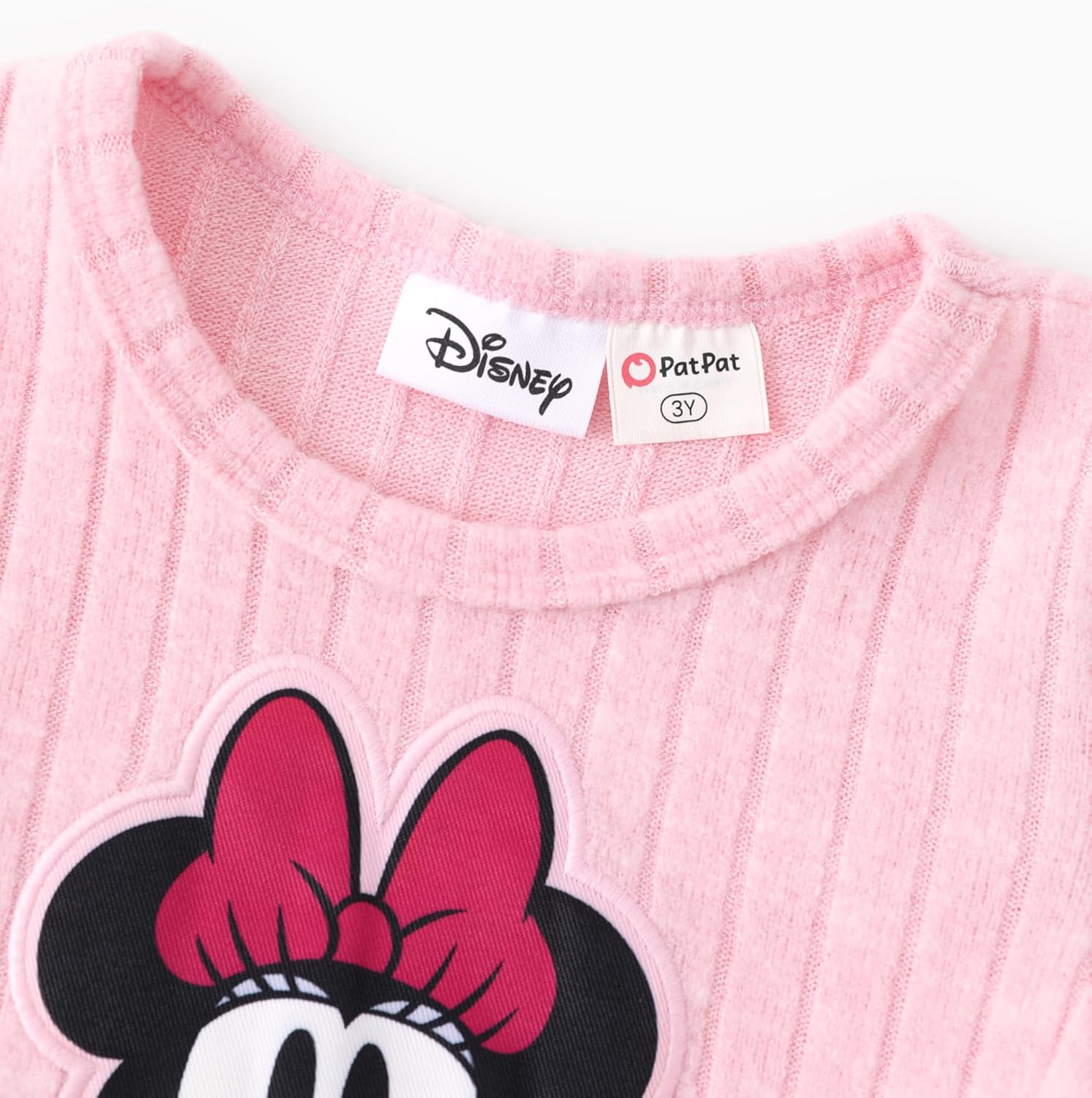 Disney Princess Frozen Elsa Minnie Stitch Floral Toddler Girl Dress A Line Long Sleeve Kids Casual Fall Clothes 2-6 Years - Image 3