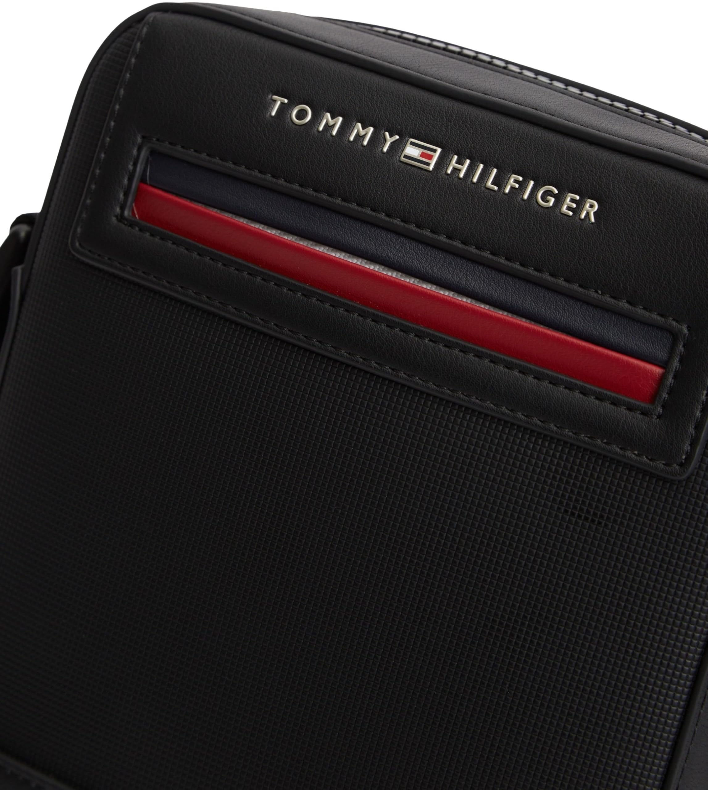 Tommy Hilfiger Th Foundaiton Mini Reporter AM0AM14156 Crossover Noir Taille unique