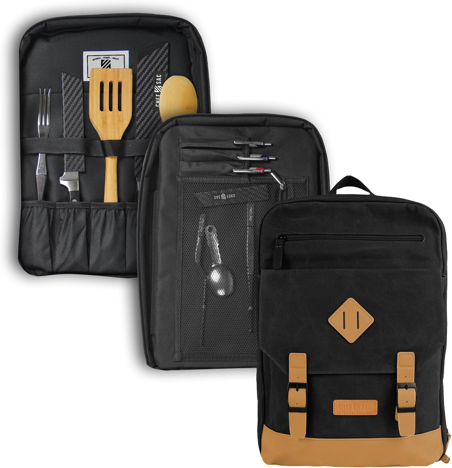 UISKOOPW Chef Knife Bag, Chef Knife Backpack Knife Case