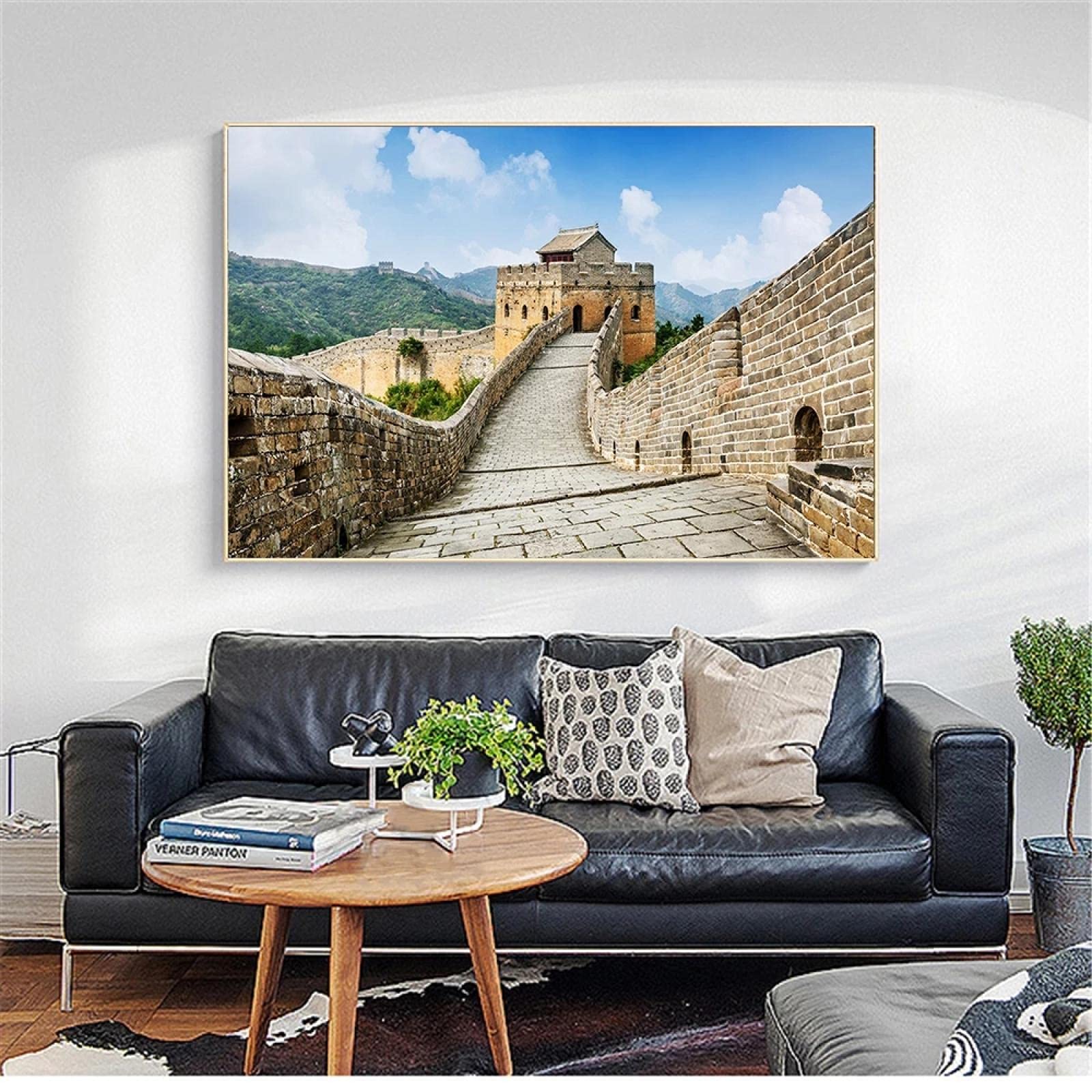 Amazon.co.jp: 中国の万里の長城の写真中国のキャンバス絵画