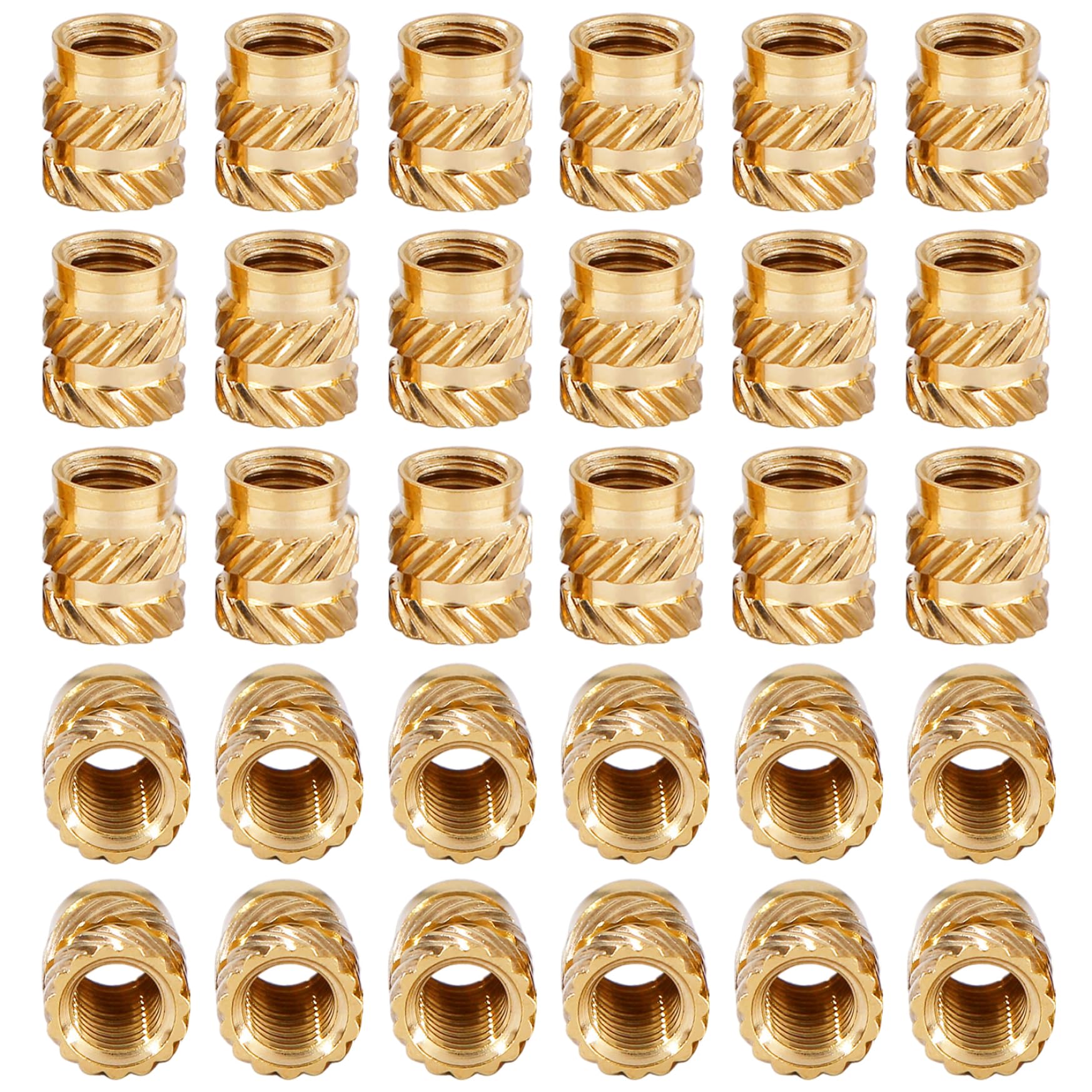 Inserti filettati in ottone 1/4 30 sztuk zestaw do plastiku 3D