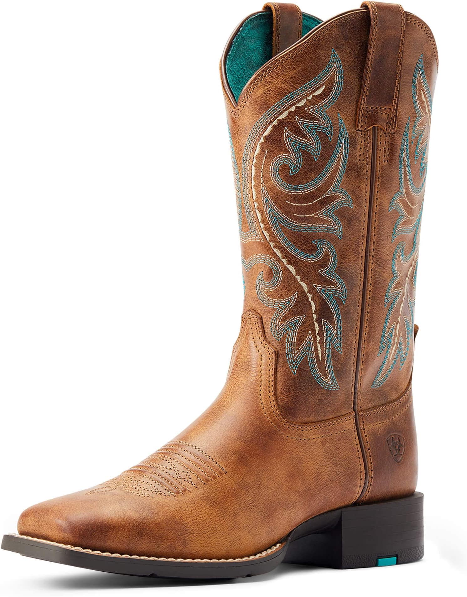 Women's Round Up Back Zip Western Boot