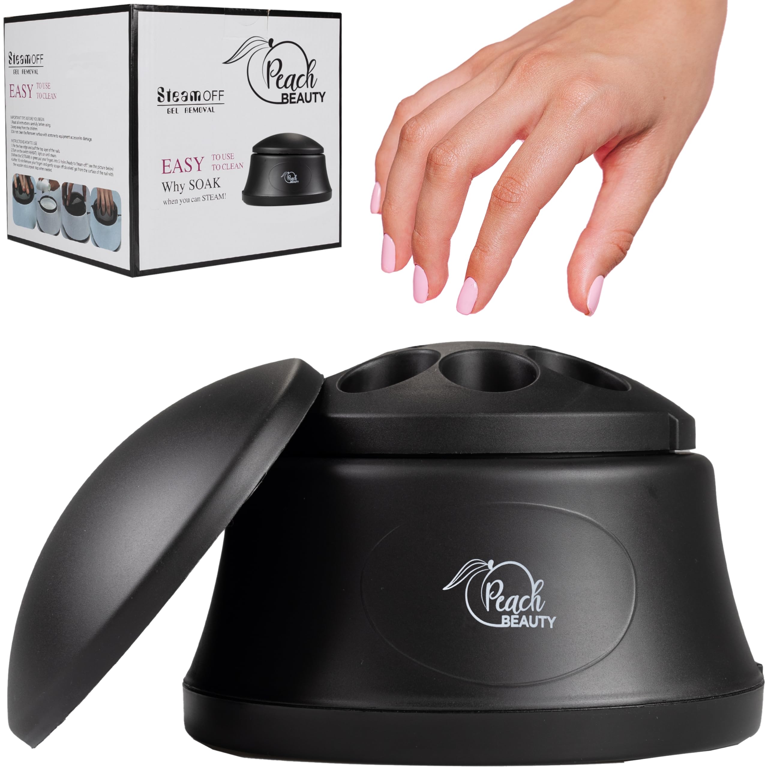 Dampfentfernungs Gelentferner | Elektrischer UV-Nageldampfer | UV-Nageldampfer Nagelpflege für Haus oder Salon | Nagellackentferner Maschine