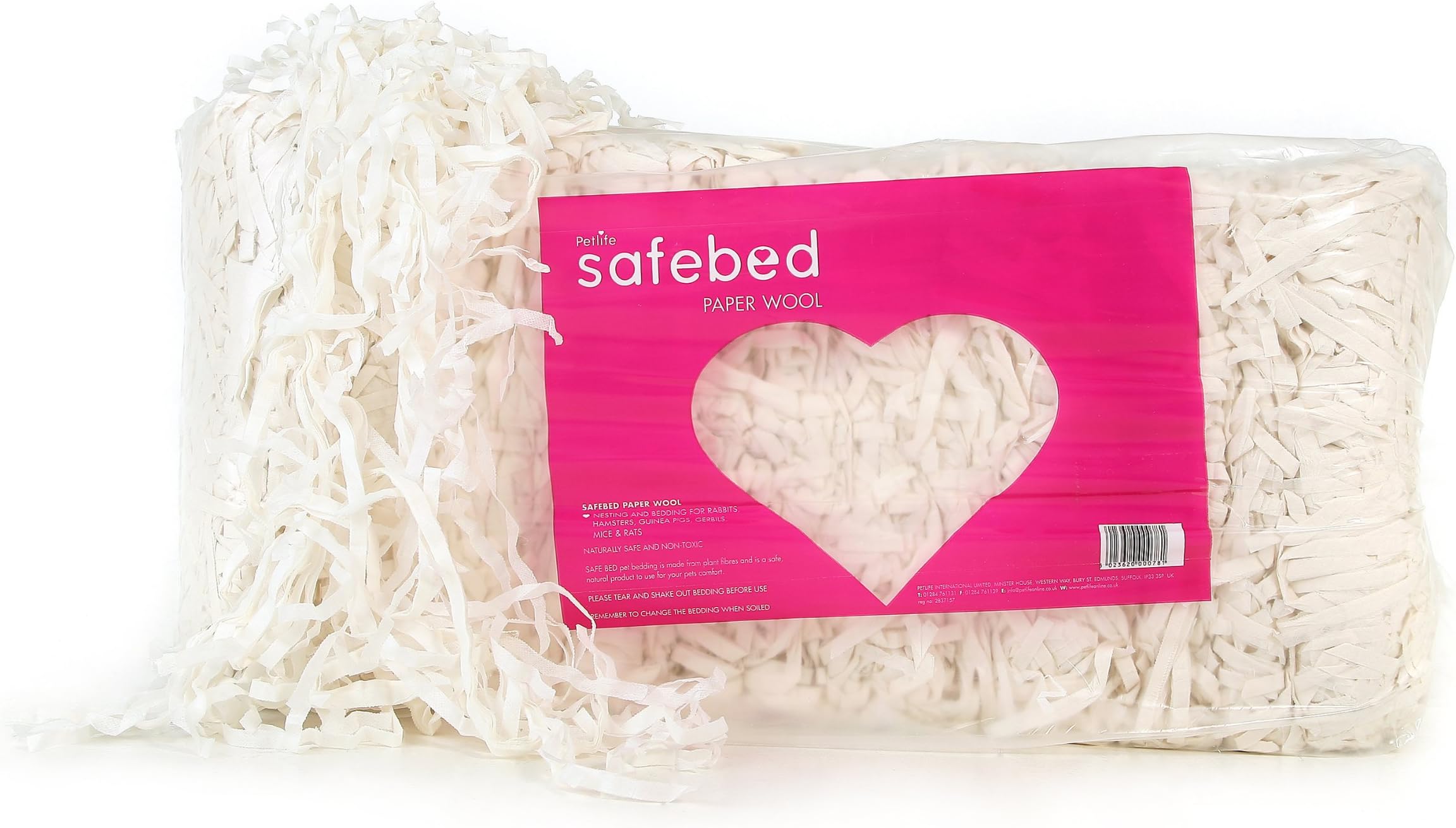Safebed Paper Wool Petlife Small Animal Bedding for Rabbit, 10 Kg