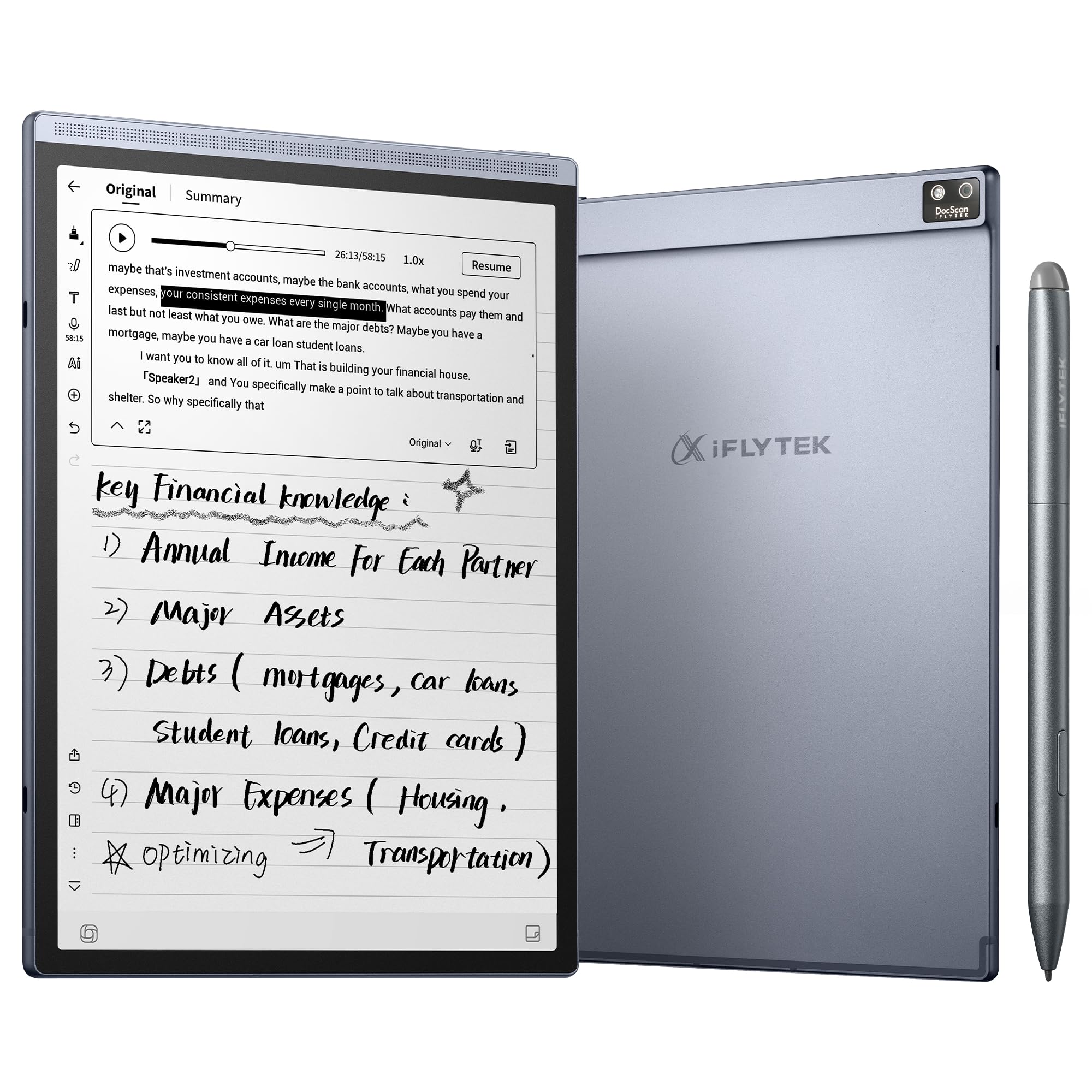iFLYTEK AINOTE Air 2 E Ink Tablet