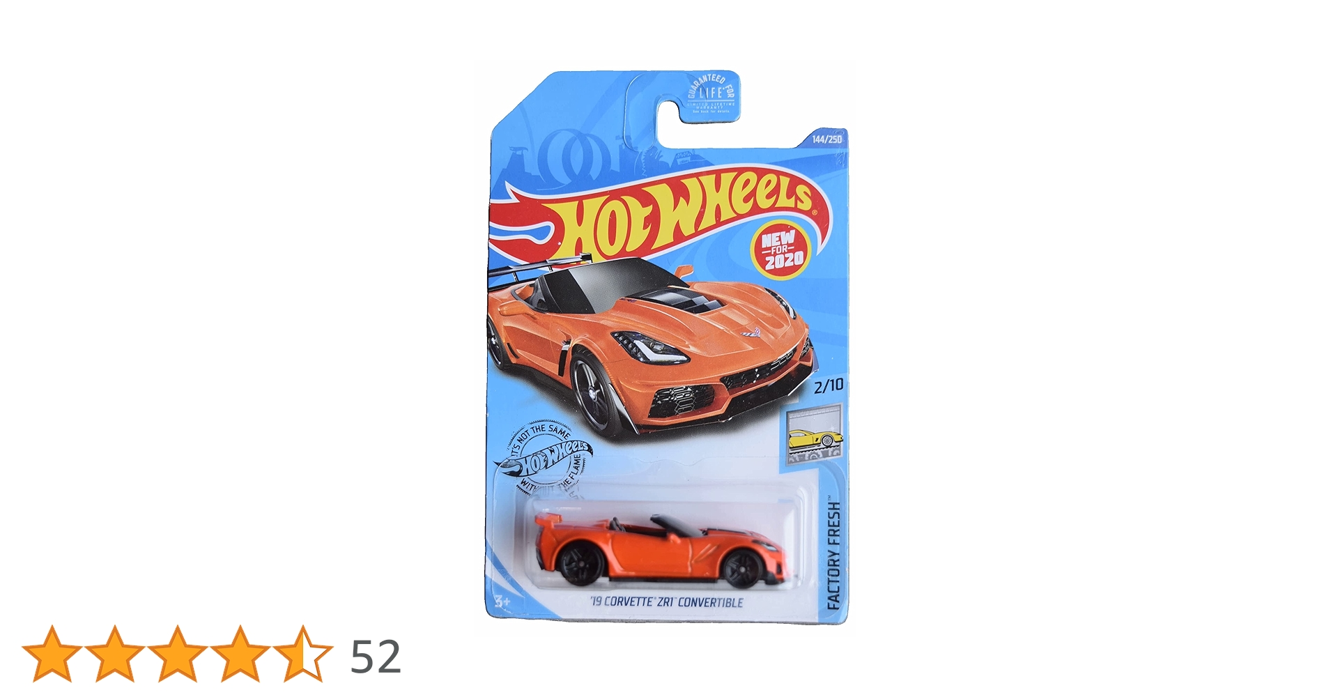 Hotwheels セット19 Hot Wheels '19 Corvette ZR1 Convertible (Orange), 2020