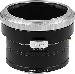Fotodiox Pro Lens Mount Shift Adapter - Compatible with Pentacon 6 (Kiev 66) Mount Lens to Sony Alpha E-Mount Mirrorless Camera Body