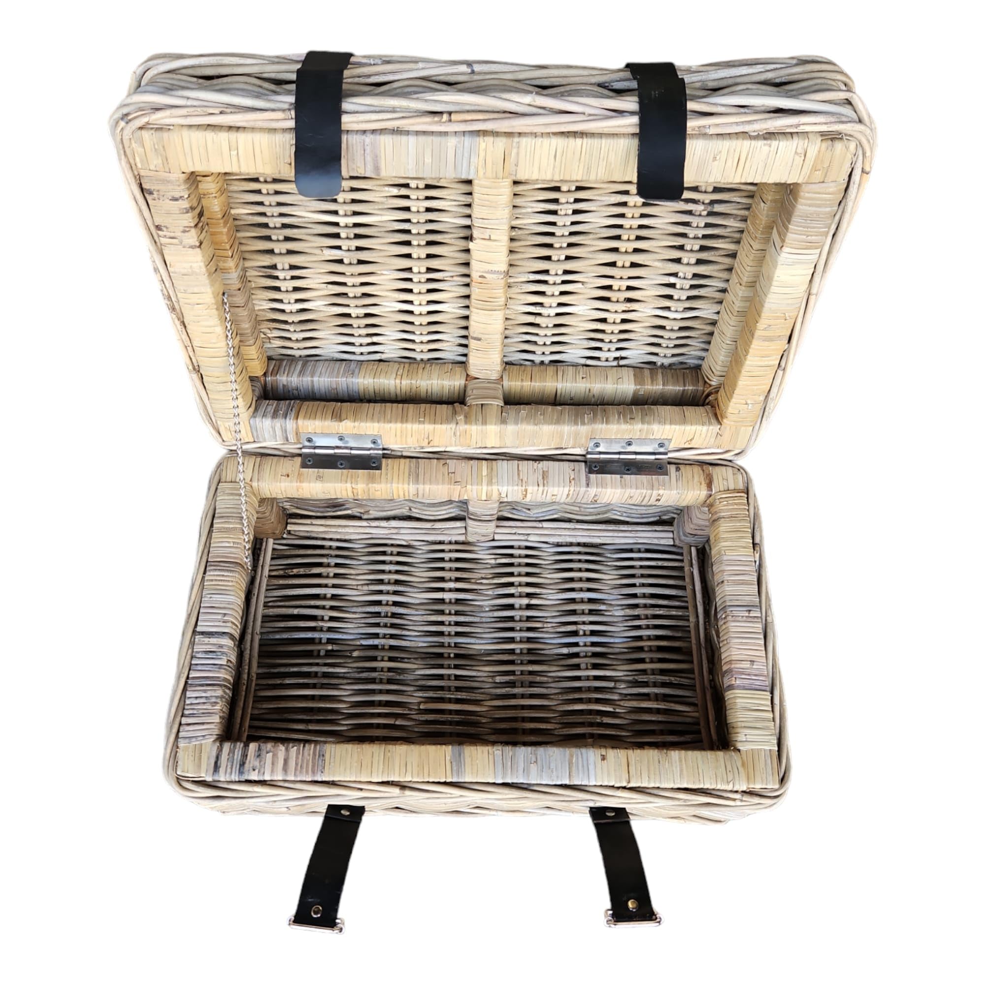 Interieurdirekt Panier de rangement en osier - Alicia (60 x 40 x 33)
