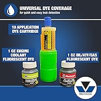 Vista 5 de Mastercool (53351-B) kit de detección de fugas ultravioleta profesional con mini luz de 50 vatios