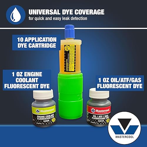 Miniatura 5 de Mastercool (53351-B) kit de detección de fugas ultravioleta profesional con mini luz de 50 vatios