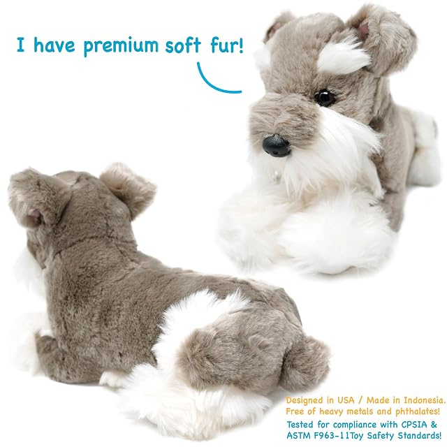 Foto 5 de 6 de VIAHART TigerHart Siegfried el Schnauzer - Peluche de 13 pulgadas