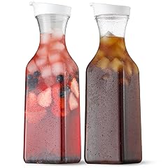 NETANY Water Carafe Pitcher with Flip Top Lid