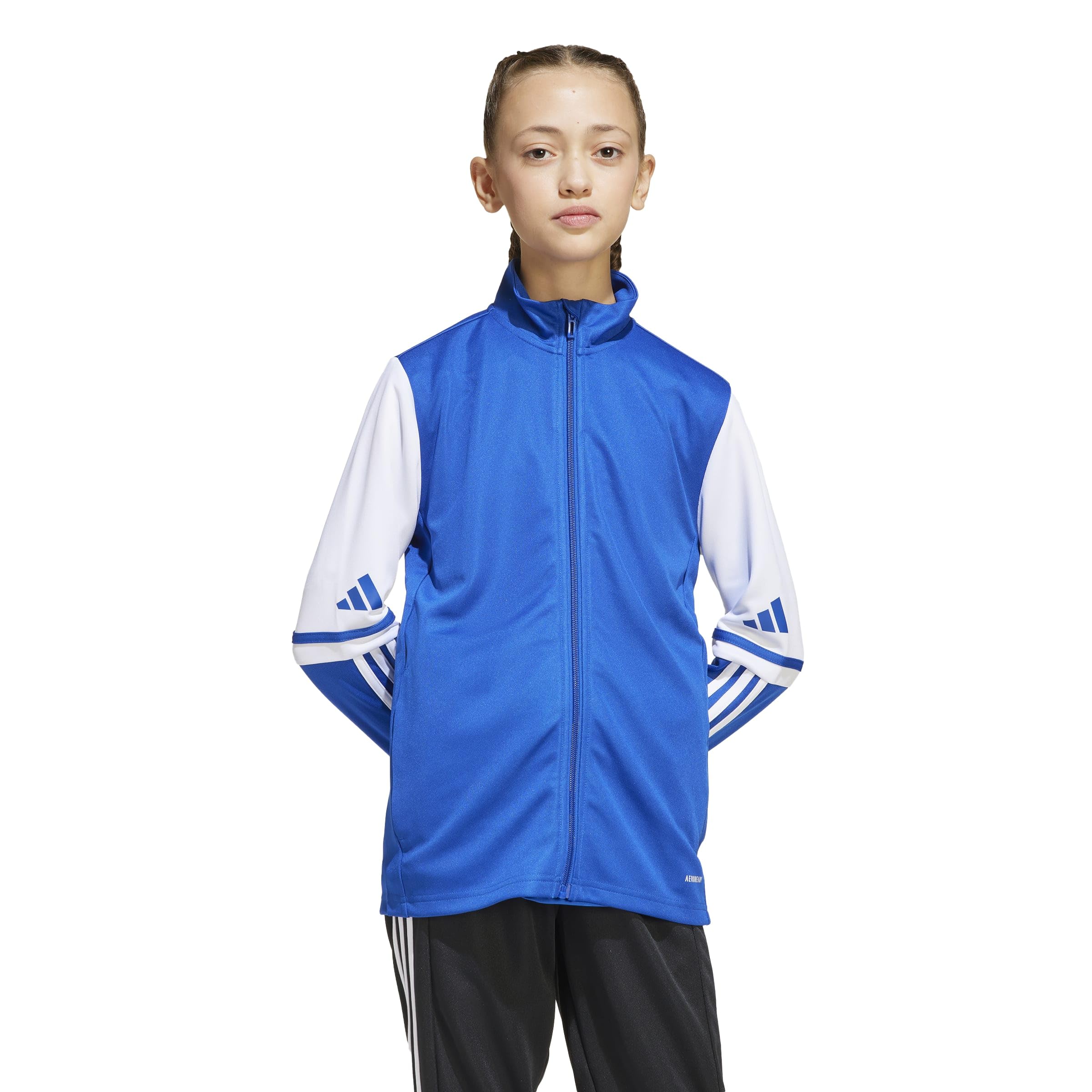 adidas Uniseks - dzieci Squadra25 Training Kids Sweatshirt, team royal blue/white, 7-8 Years