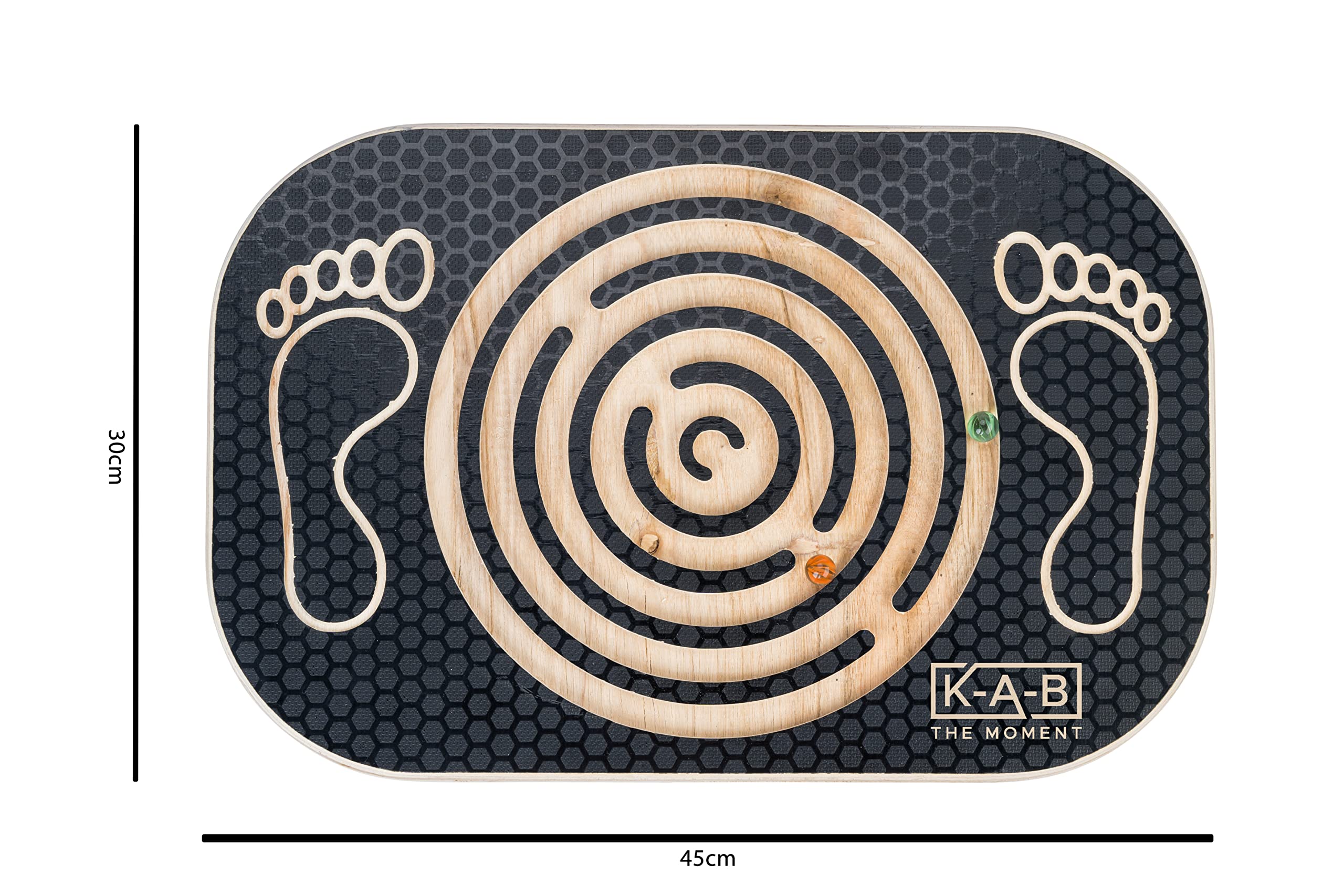Balance Board aus Holz mit Labyrinth – Koordinationstrainer für Gleichgewicht & Core-Training – Wackelbrett für Fitness, Therapie & Bewegung – belastbar bis 200 kg
