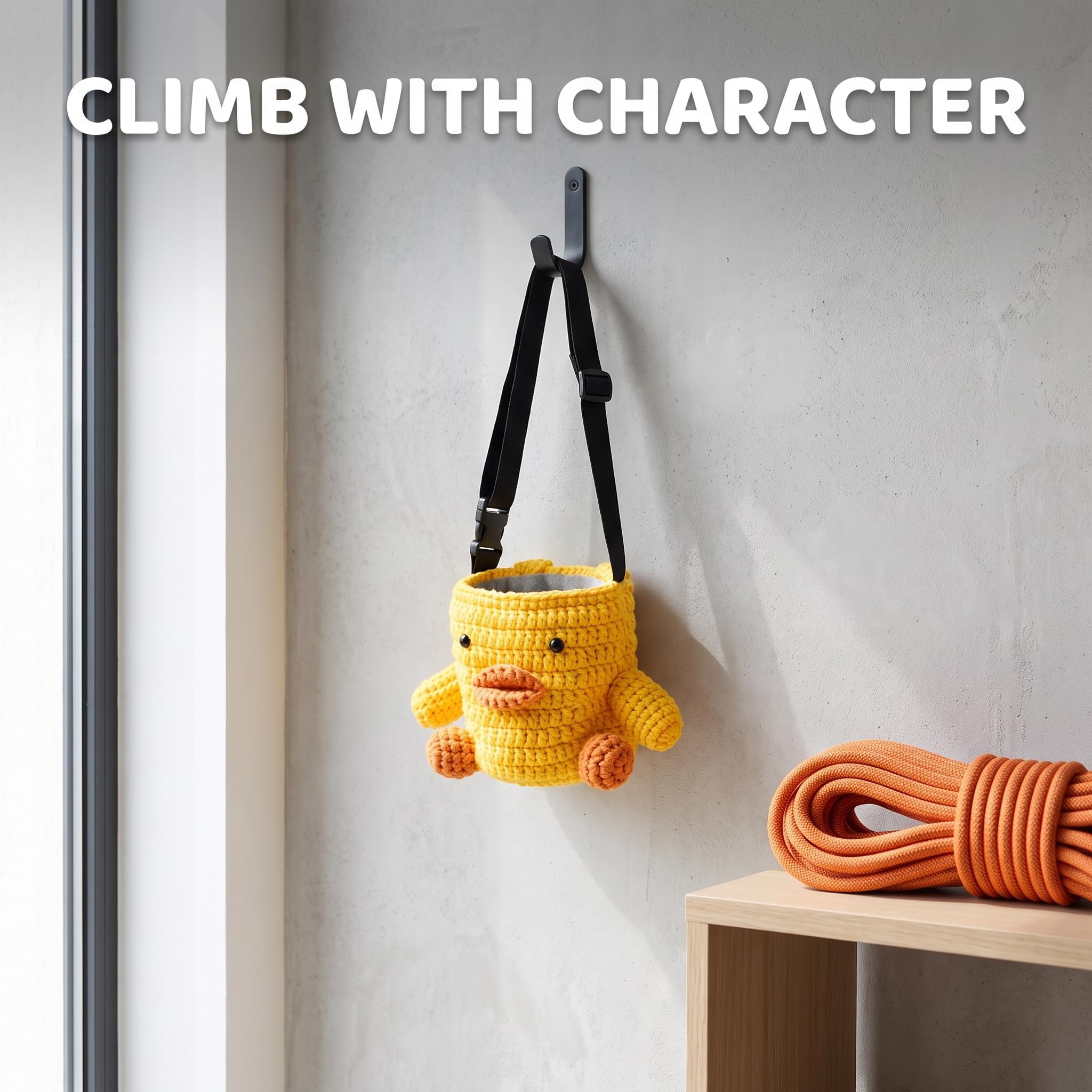 Borsa per gesso da arrampicata, perfetta per adulti e bambini, borsa per gessetti di alta qualità per arrampicata su roccia, boulder e sollevamento pesi, cintura in vita regolabile, borsa porta