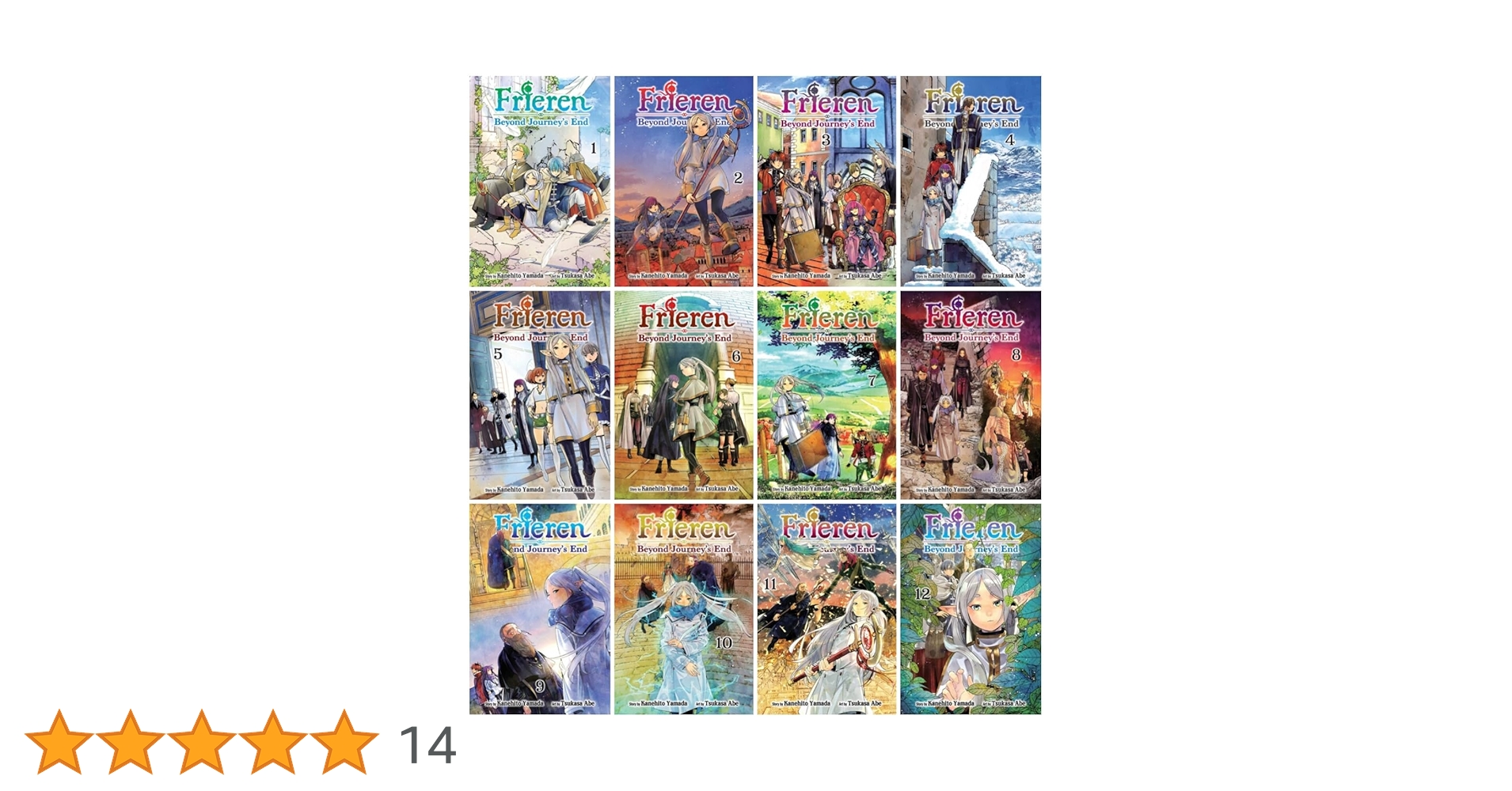 Frieren: Beyond Journey's End Series 12-Book Collection Set (Vol.1