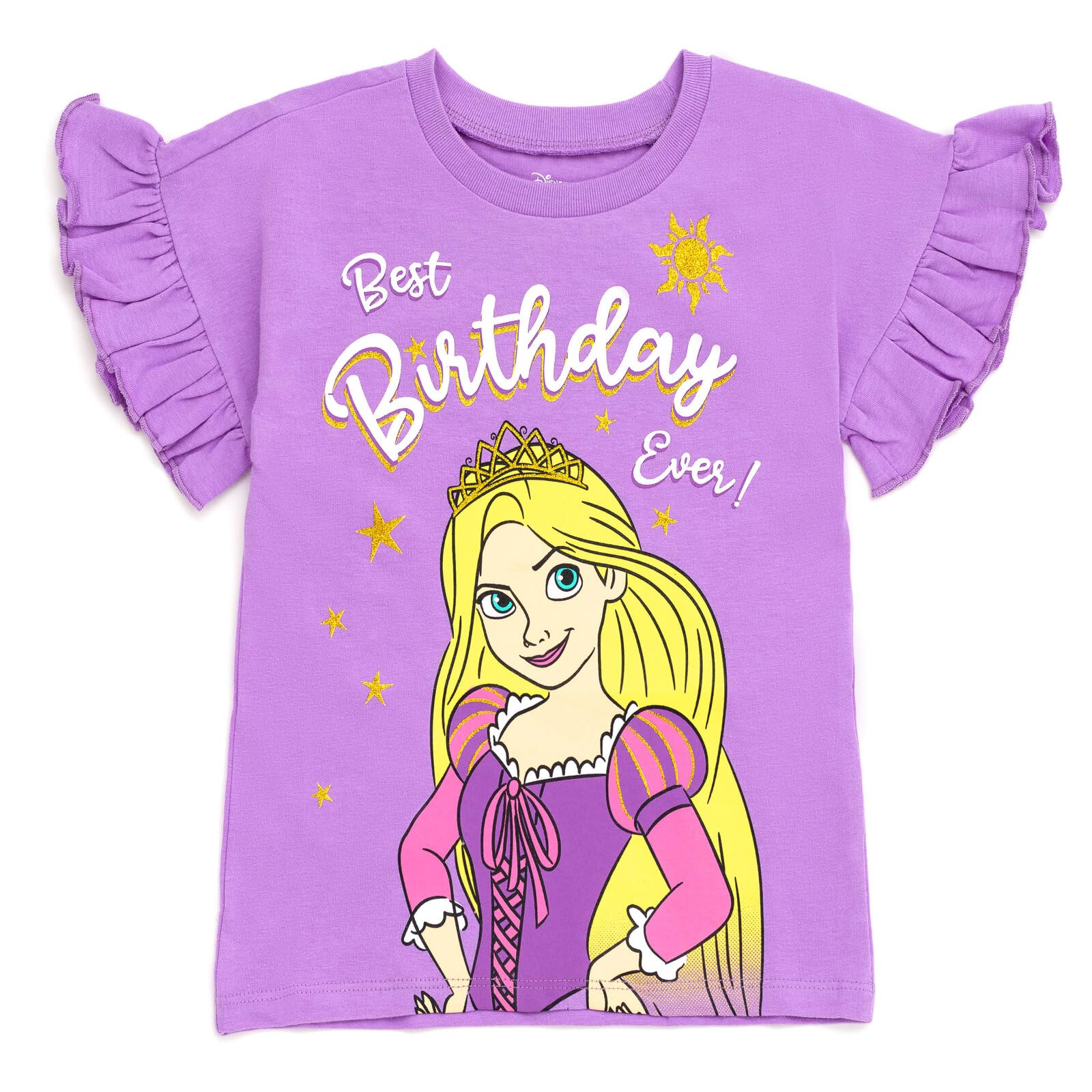 DisneyJunior Birthday Girls T-Shirt Toddler to Big Kid Sizes (2T - 14-16)