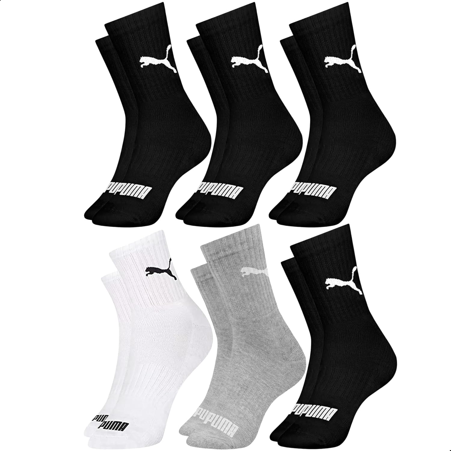 Kit 6 Pares Meia Puma Cano Médio Alto Academia Esportiva em promoção! Veja a oferta e mais achadinhos de Moda íntima 8 Hoje é o melhor dia para comprar Kit 6 Pares Meia Puma Cano Médio Alto Academia Esportiva com aquele preço maroto! Promoção! Aproveite a oferta! 8