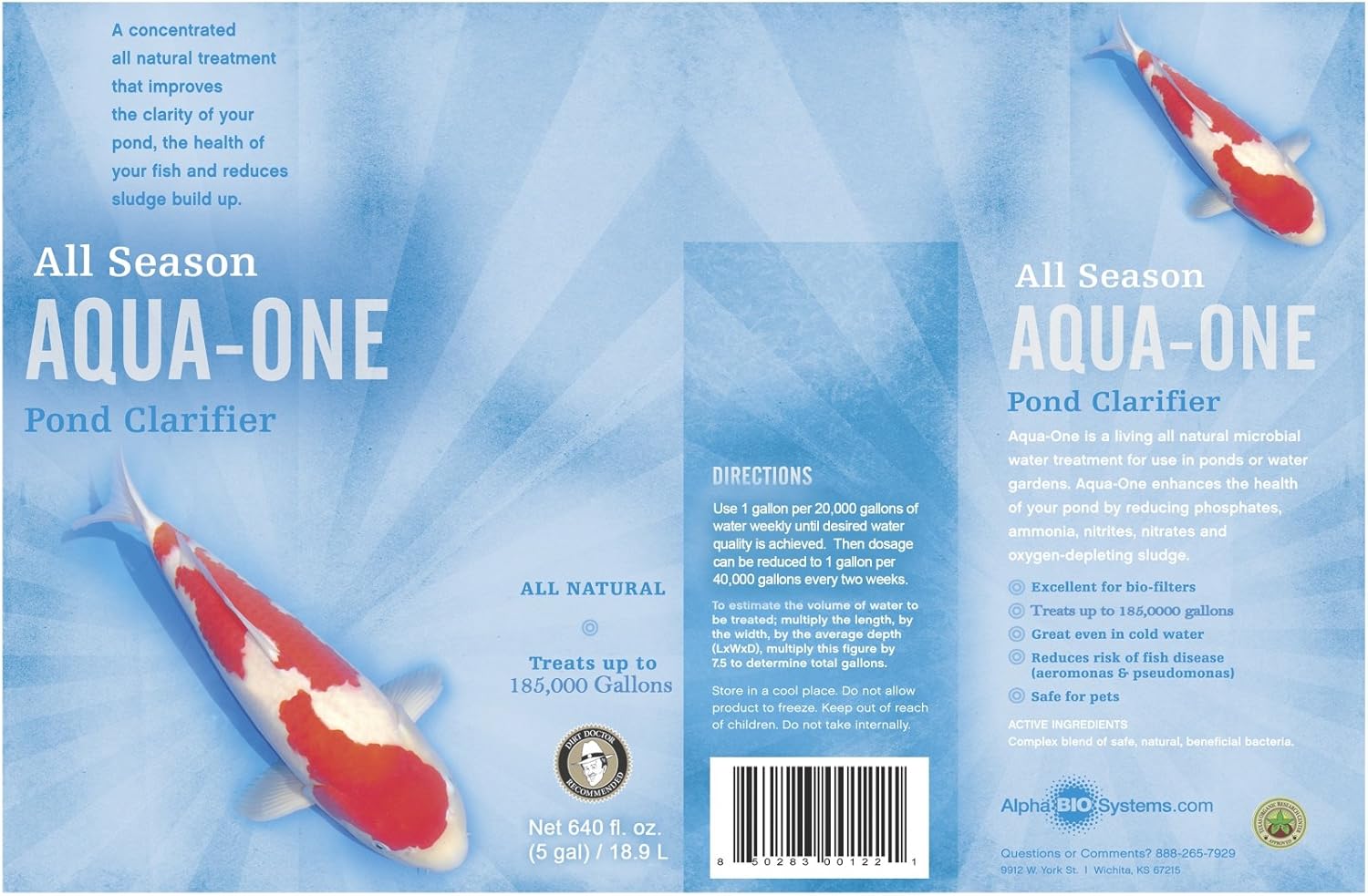 Aqua-One All Season Pond Clarifier 5 Gallon