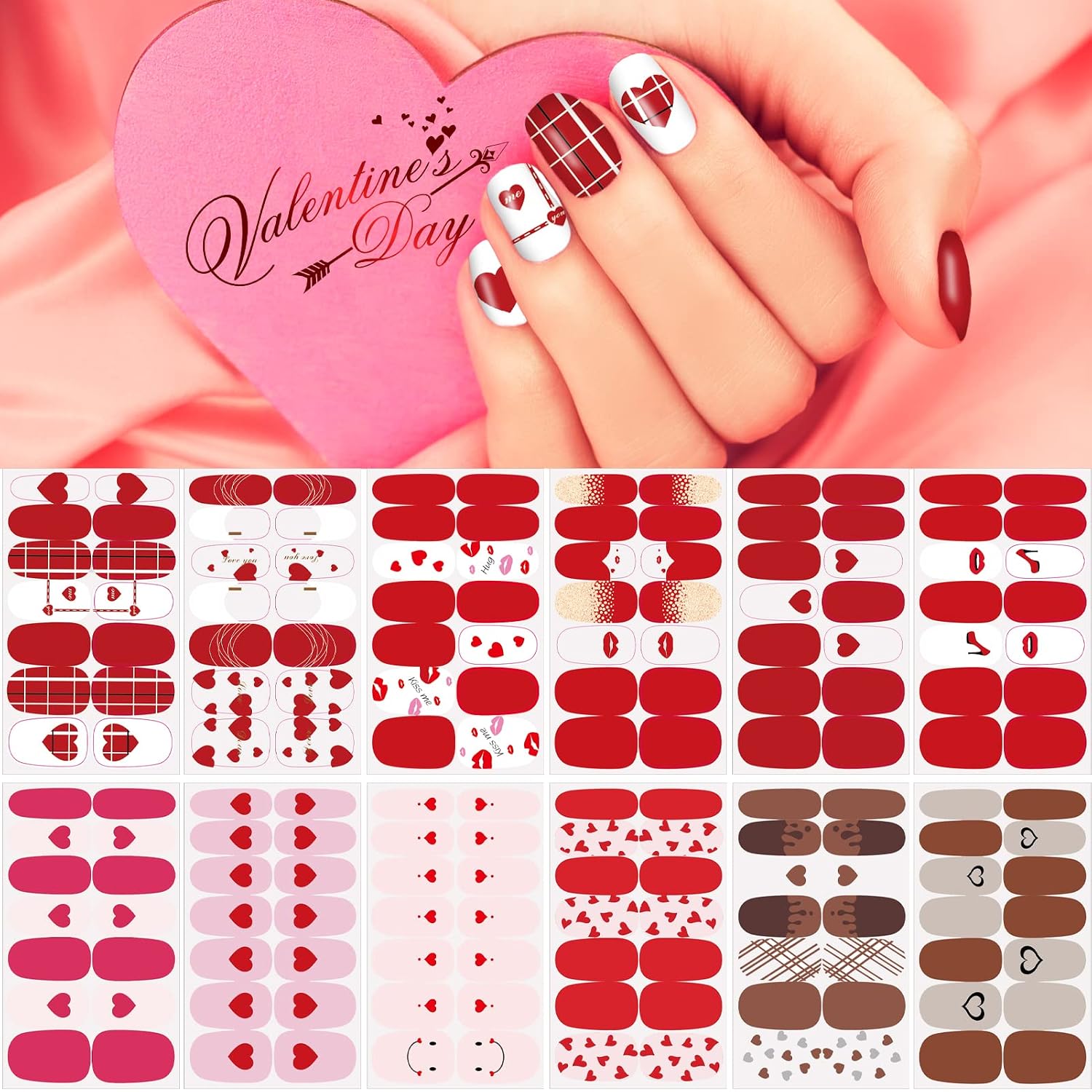 8 Sheets Easter Full Nail Wraps for Women - Bunny Egg Pastel Design Self-Adhesive Nail Stickers - Cute Spring Nail Art Decals - DIY Salon-Quality Manicure Holiday Decorations