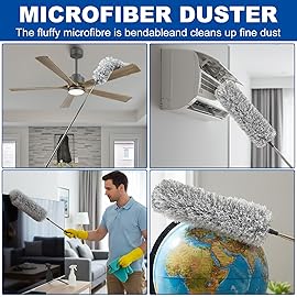 AURUZA Cleaning Duster for Cleaning Retractable Gap Dust Cleaner Cleaning Tools,3PCS Duster Kits