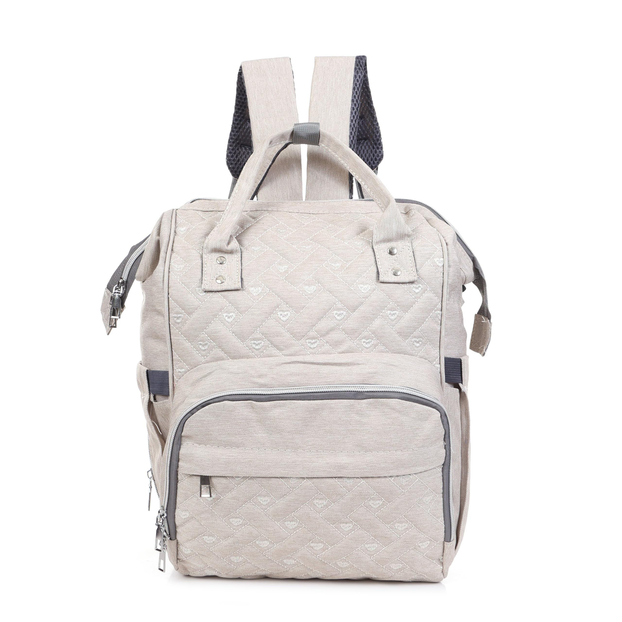 Solid Color Diaper Bag for Mothers, Travel Maternity Bag for Newborn Baby, Multiple Pocket Water-Resistant Hospital Bag for Moms-image-27