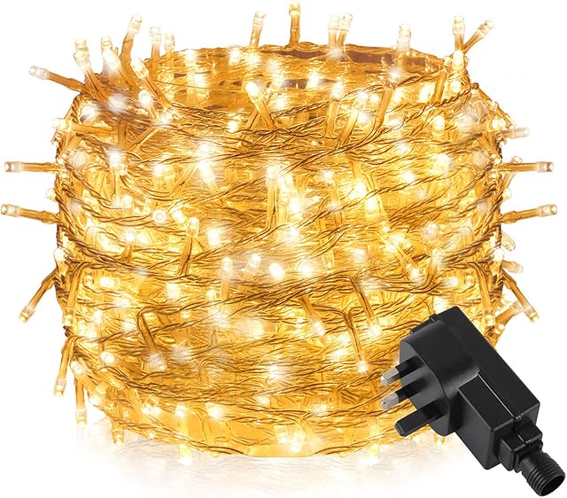 Proxima Direct Indoor & Outdoor Fairy Lights 30M/98 Ft,300 LEDs Christmas Tree, Xmas, Events, Festivals, Bedroom, Wedding Party Fairy String Lights 8 Modes 31V Memory Function
