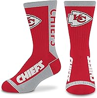 Vista 1 de For Bare Feet NFL - Calcetines unisex para niños de la NFL Mvp Crew
