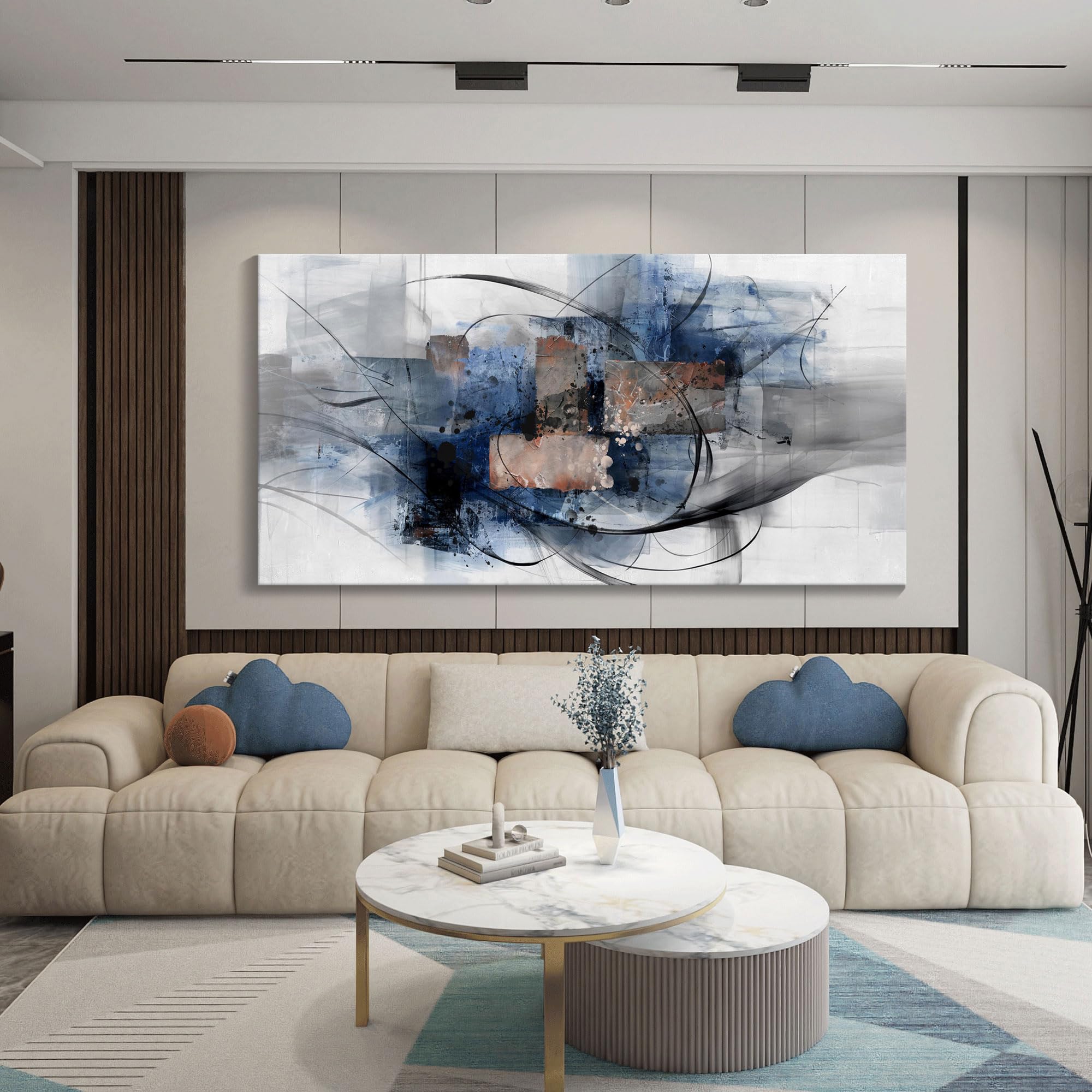 Toile moderne pour rompre la monotonie des murs blancs - 8