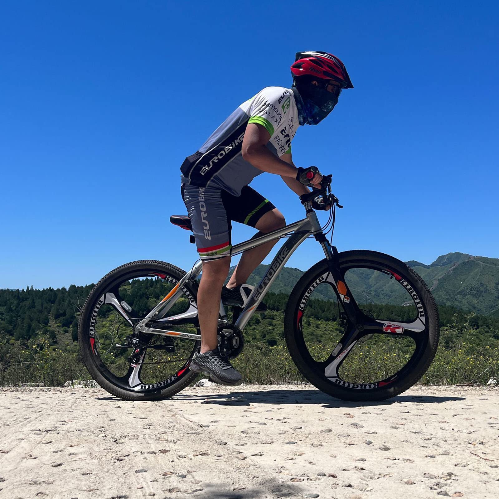 Probike Pro Bicicleta De Montaña De 29 Pulgadas – 21 Velocidades – Cuadro Para Alturas De 175 A 190 Cm – Color Negro Y Rojo Mate