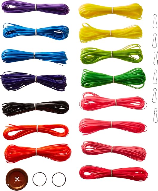 Pepperell Rexlace Plastic Lacing Variety Pack-Neon