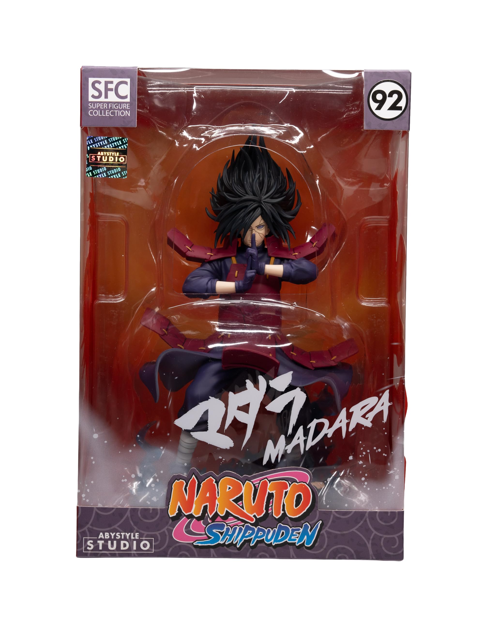 ABYSTYLE Studio – Figurine Naruto Shippuden Madara Uchiha – Produit Officiel – Statue Premium – Finitions Haute Qualité – Pièce de Collection