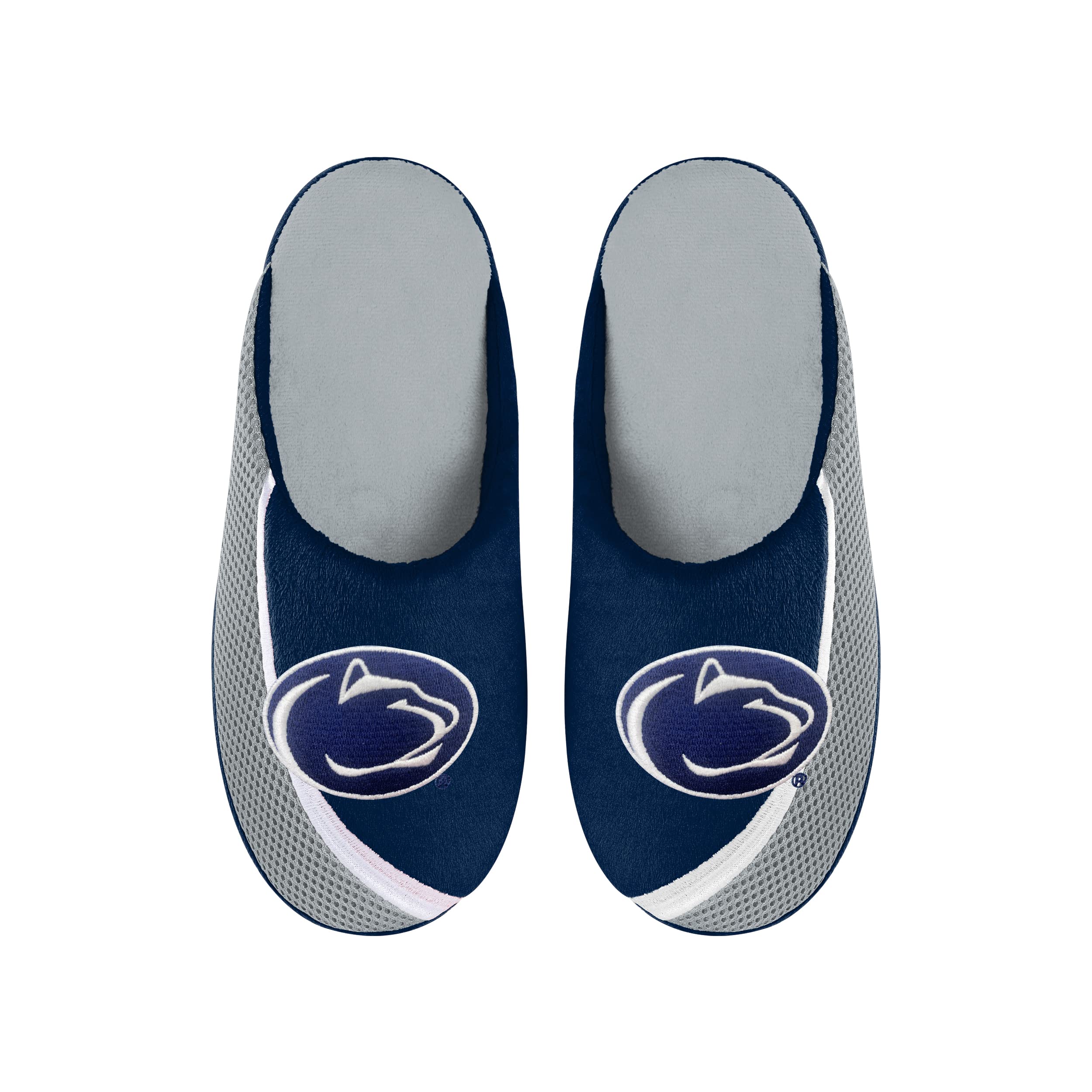 FOCO Men's NCAA 2022 Big Logo Color Edge Slipper