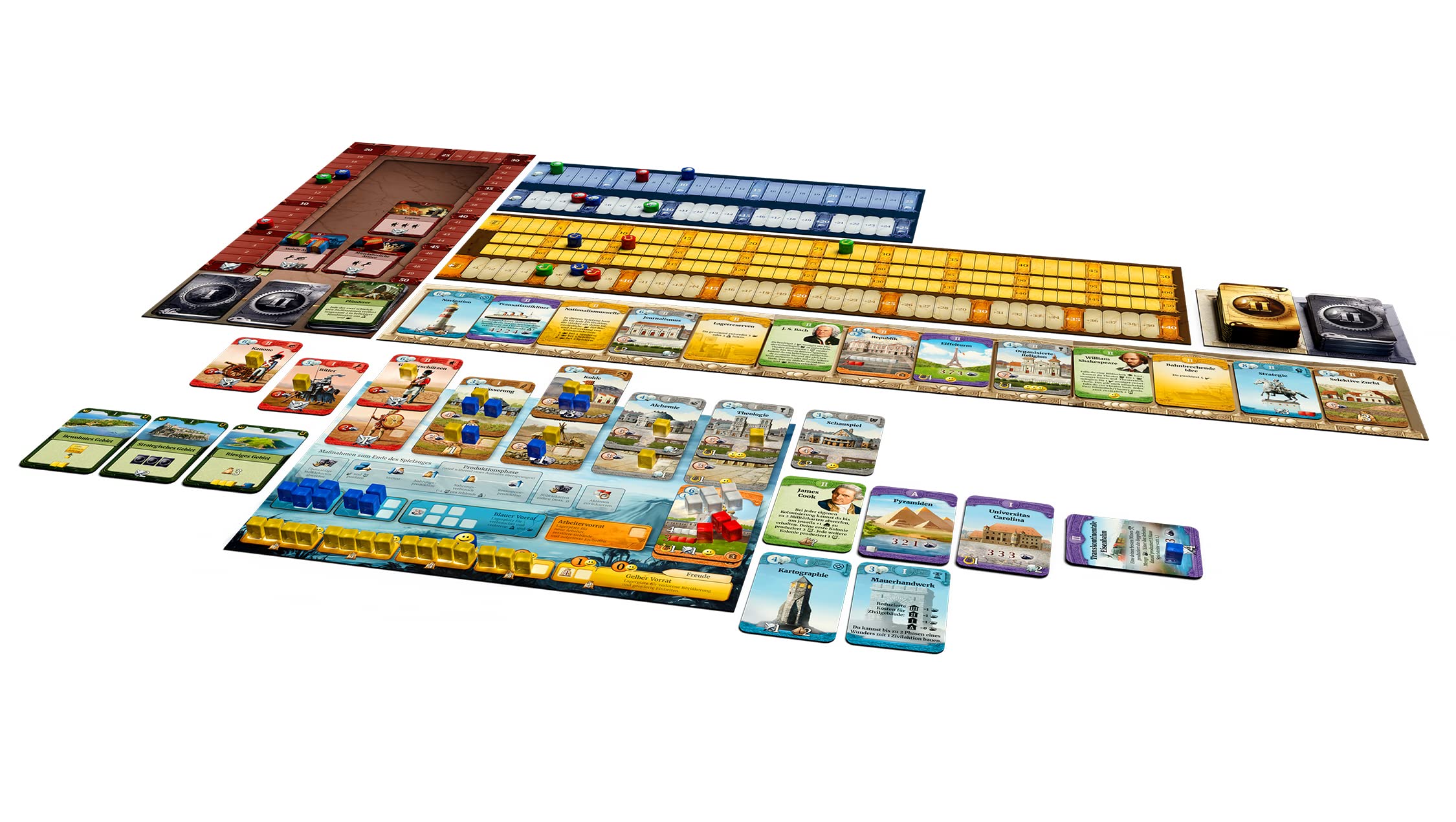 Czech Games Edition Through The Ages: A New History of Civilisation, Strategic Building Board Game, German, 2-4 Players - Image 2