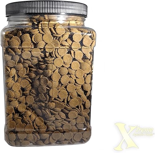 Vista 30 de Xtreme Scrapers Wafers - Alimento para peces de alta calidad de 0.551 in de rápida absorción – Rico en nutrientes y celulosa, ideal para comederos