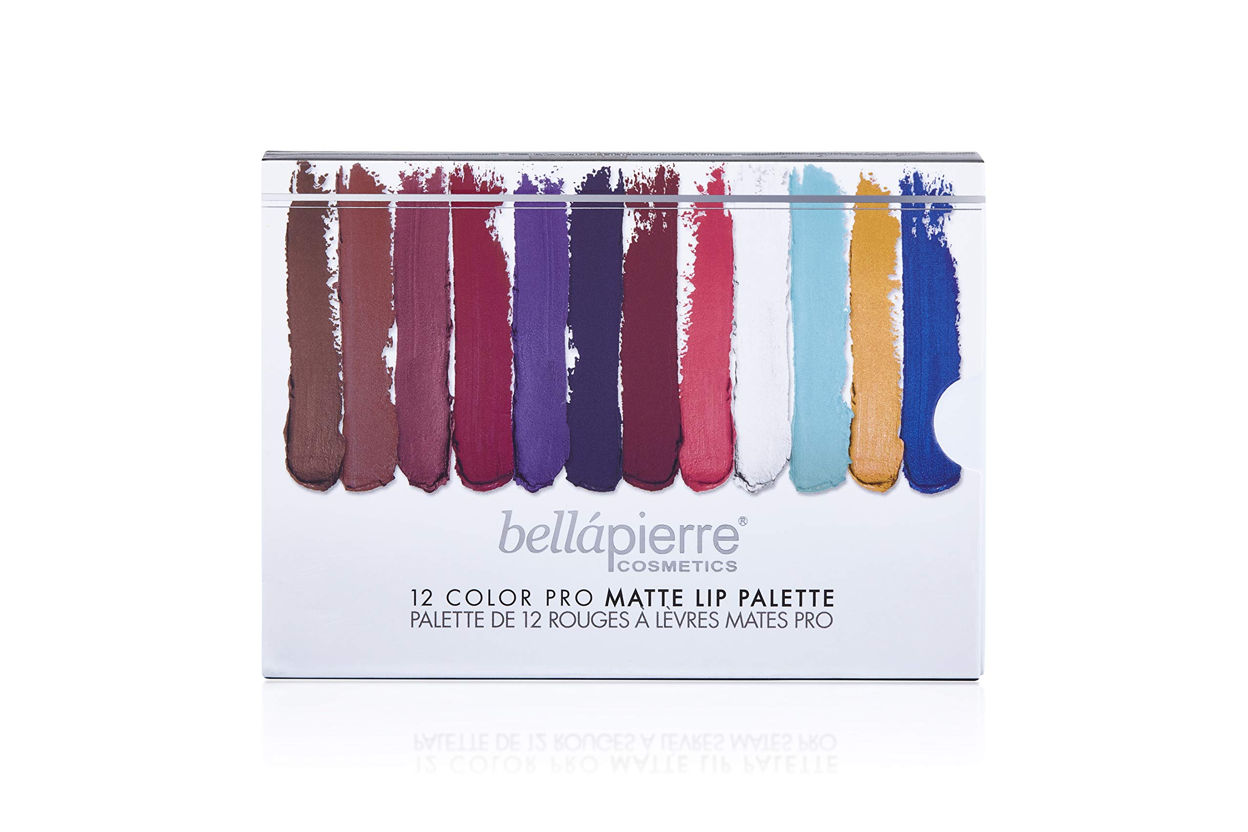 Bellapierre Cosmetics 12 Color Pro Matte Lip Palette, 13 ml