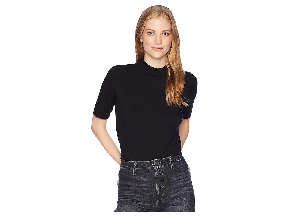 

LAmade Maya Mock Neck (Black) Women's Clothing