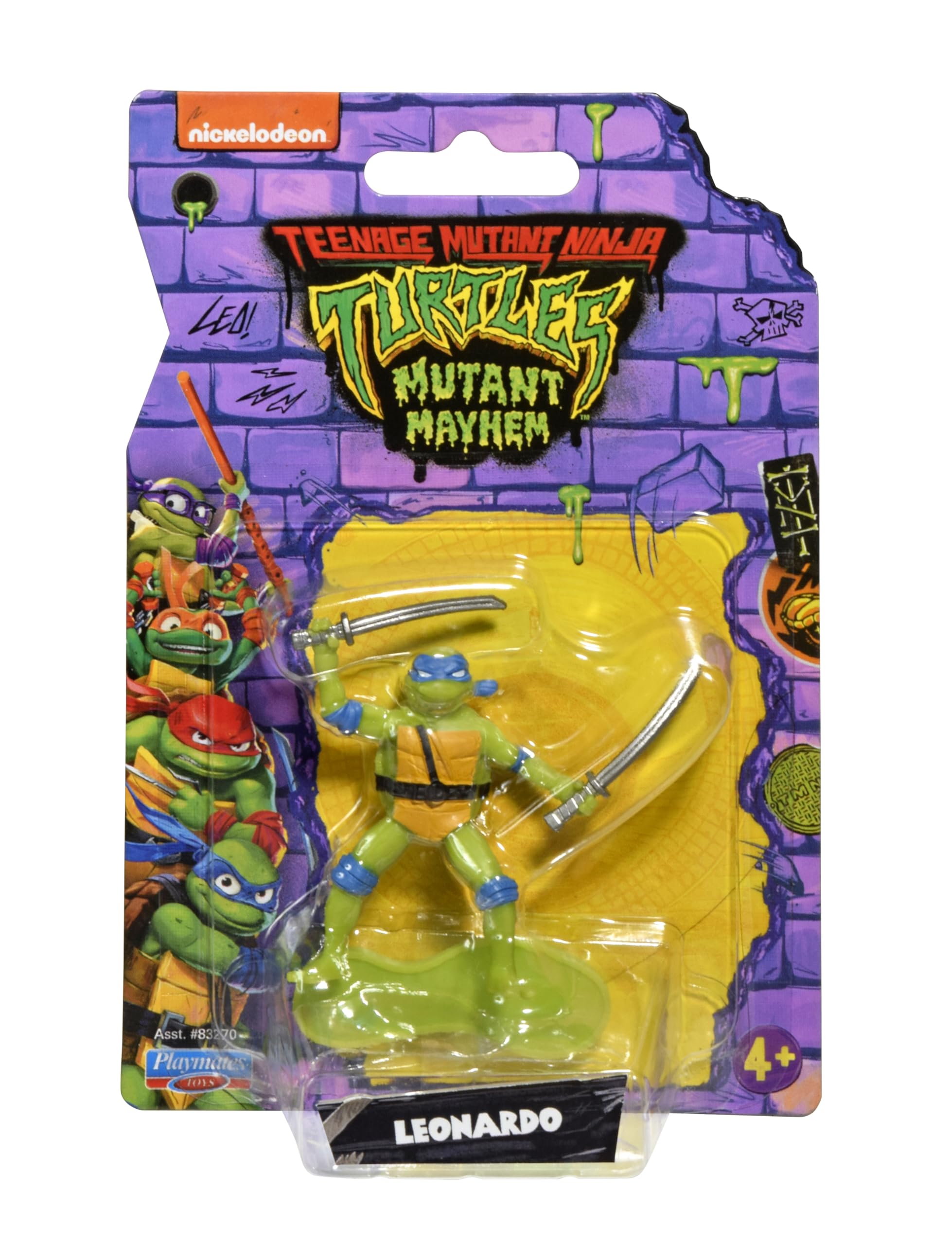 Teenage Mutant Ninja Turtles TMNT Mayhem 2” LEO Mini Figure