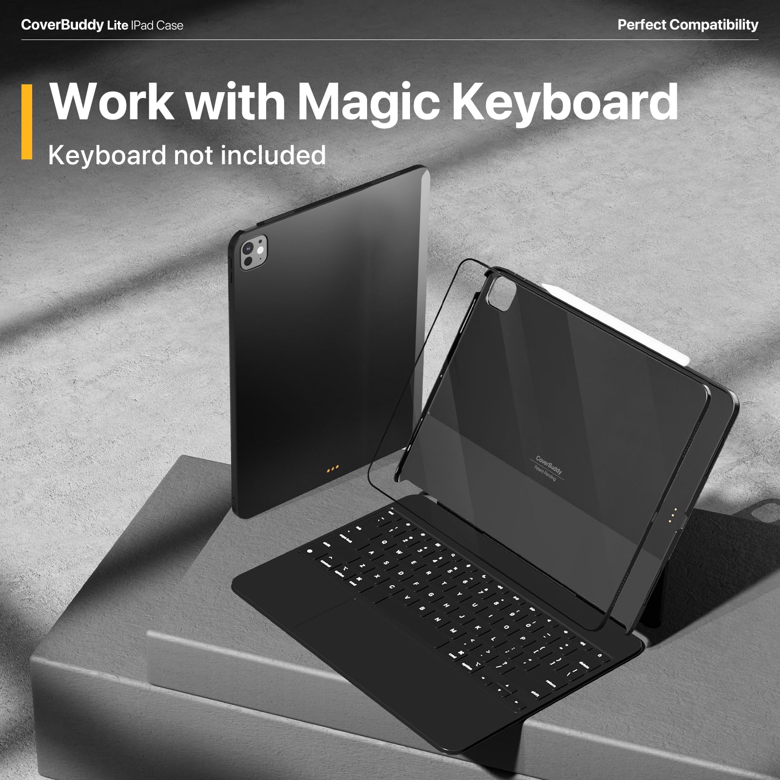 Amazon.com: MAGEASY CoverBuddy Lite Case that Fits Magic Keyboard