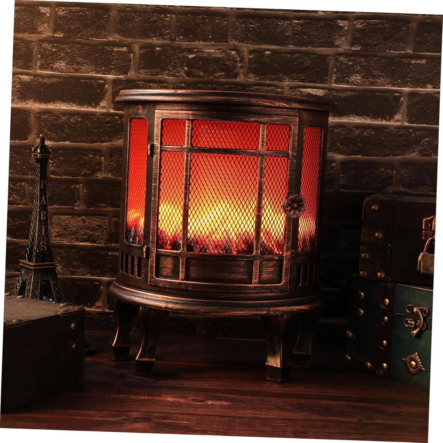 1pc Flame Bulb for Fireplace Decorative Light Holiday Retro Style Accessory