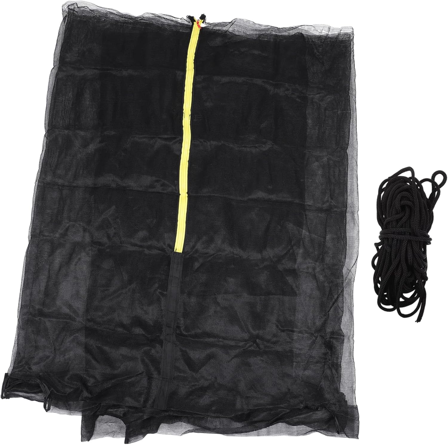 1set Trampoline Protective Net for Safety Replacement Enclosure for Jumping Bed Fits Frame to Prevent Falls and Family Safety