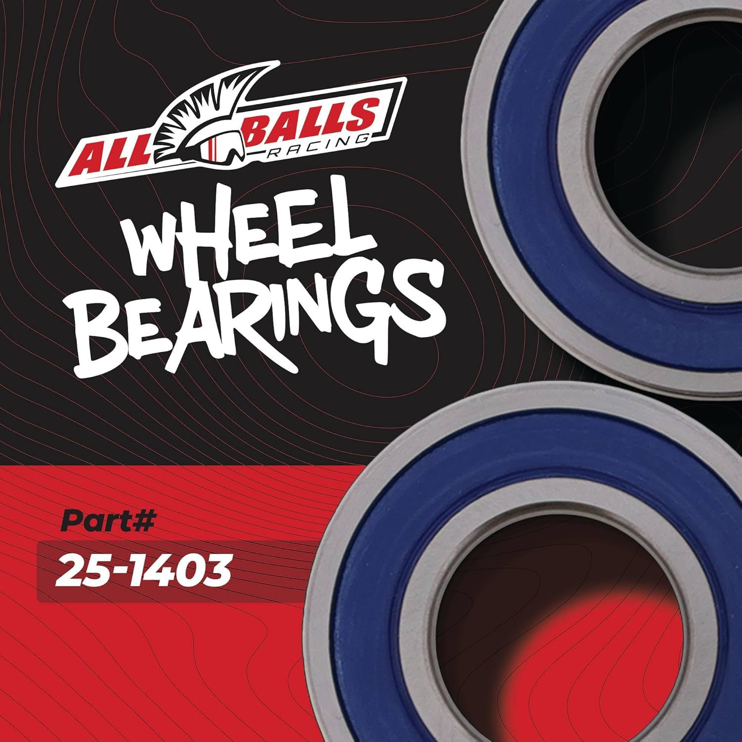 All Balls Racing 25-1403 Wheel Bearing Seal Kit Compatible with/Replacement for Kawasaki Yamaha