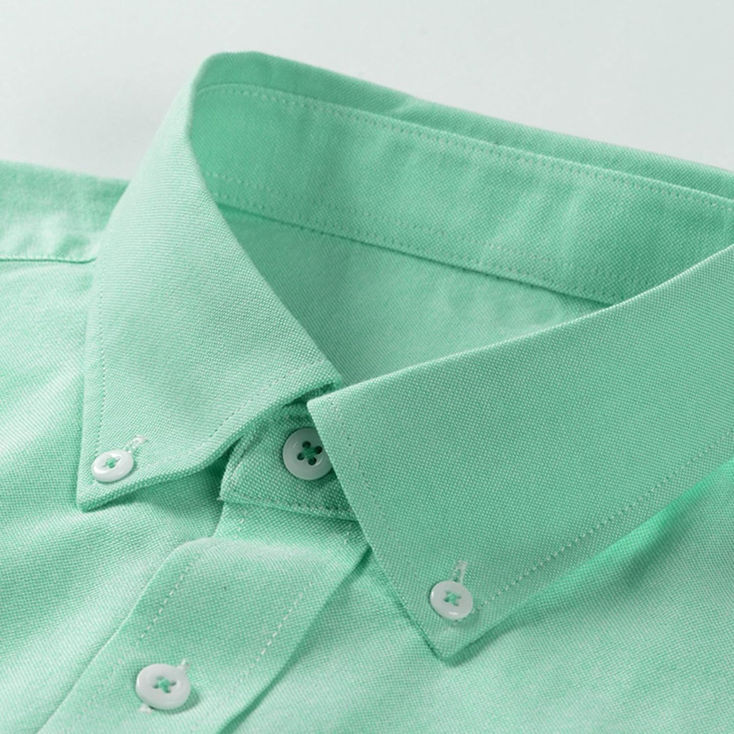 Cromoncent Mens Long Sleeve Oxford Button Down Shirts Casual Dress Shirt for Men,100% Cotton,Plaid/Stripes Shirts