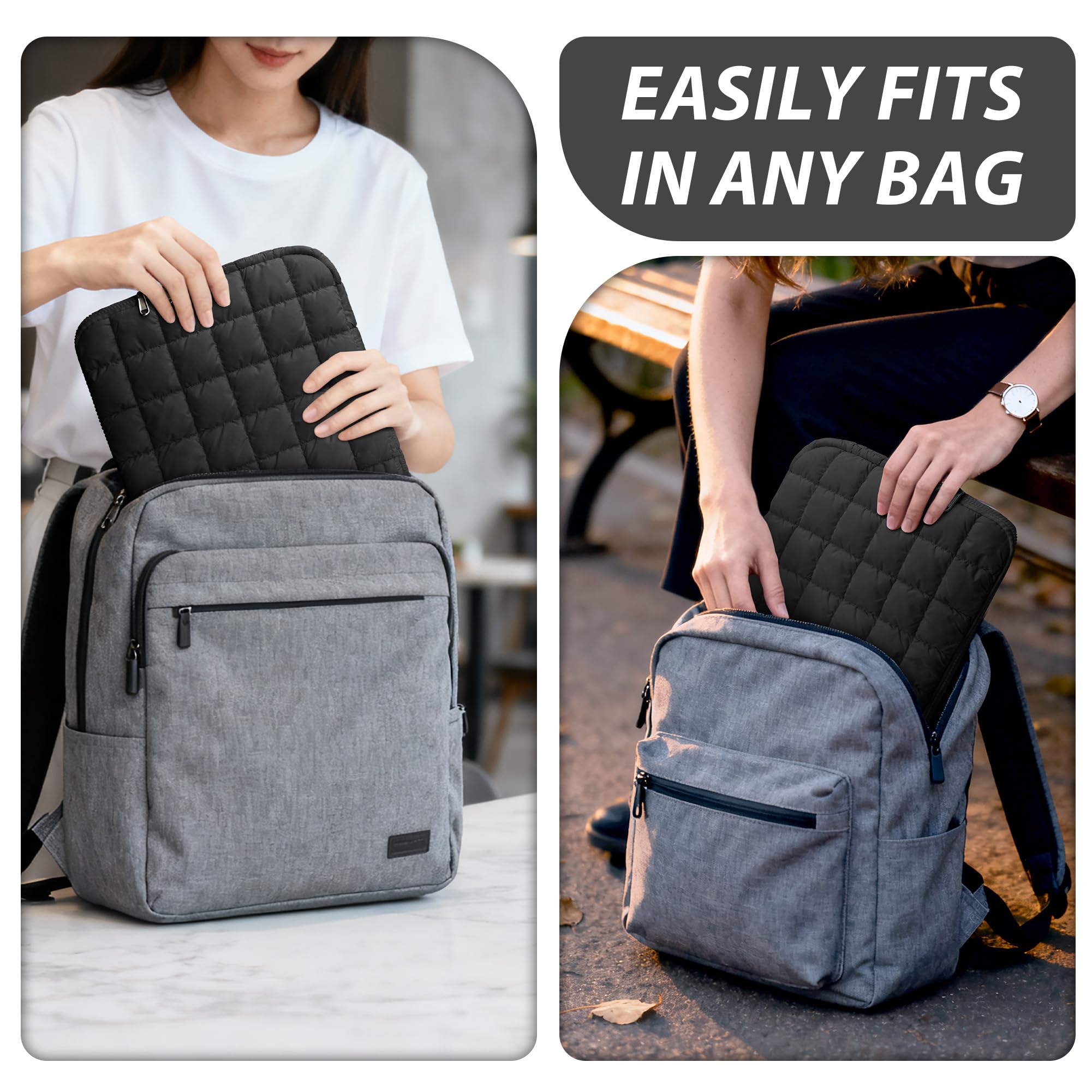 best backpack padded laptop sleeve Linpr Puffy 11/12 Inch, Computer Case, Cloud-Black Eagle Claw Fresh Water social skill Color:Neon Bling