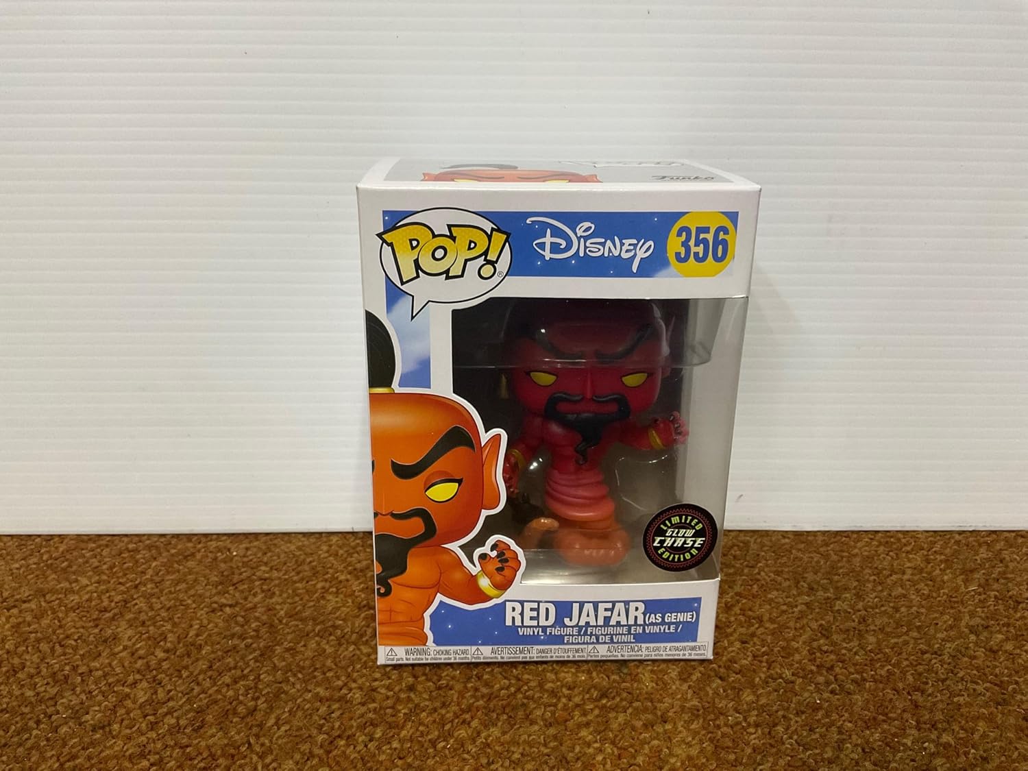 Disney: Aladdin - Red Jafar as Genie Limited Edition CHASE Variant Funko Pop! Vinyl Figure (Includes Compatible Pop Box Protector Case)